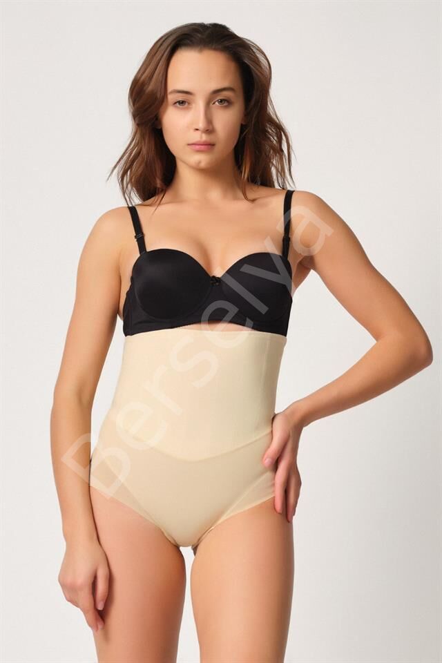 Ten Emay 2945 Tül Karyokalı Slip Lazer Korse