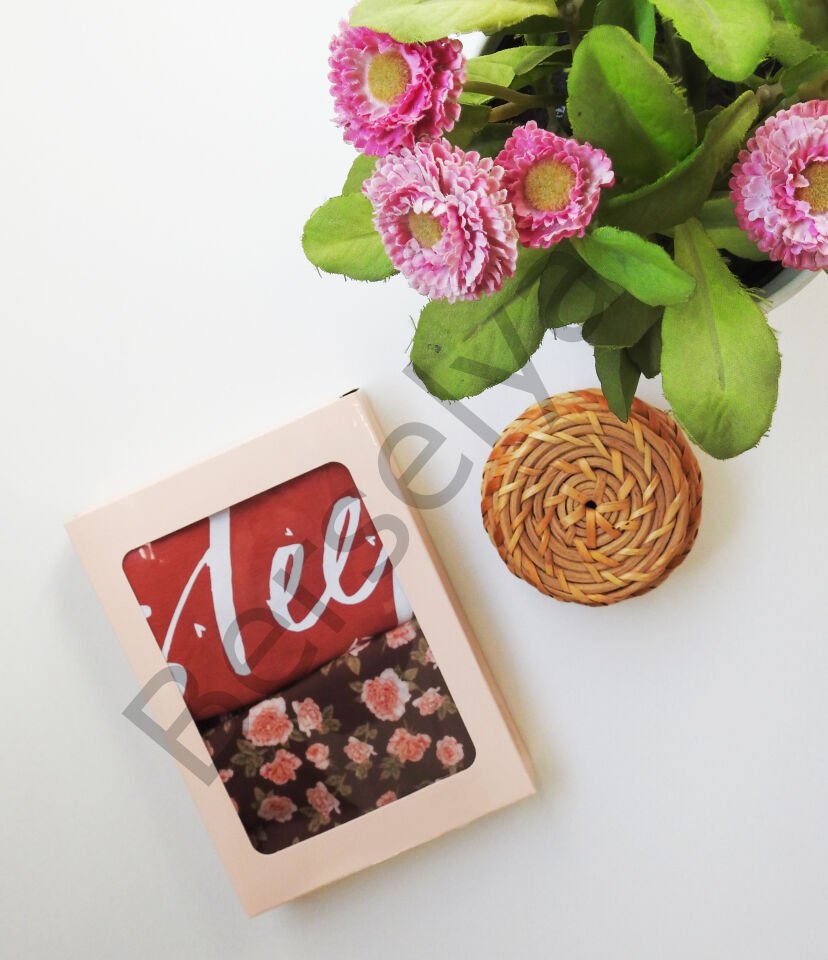 Çiçek Desenli Baskılı Şort Takım