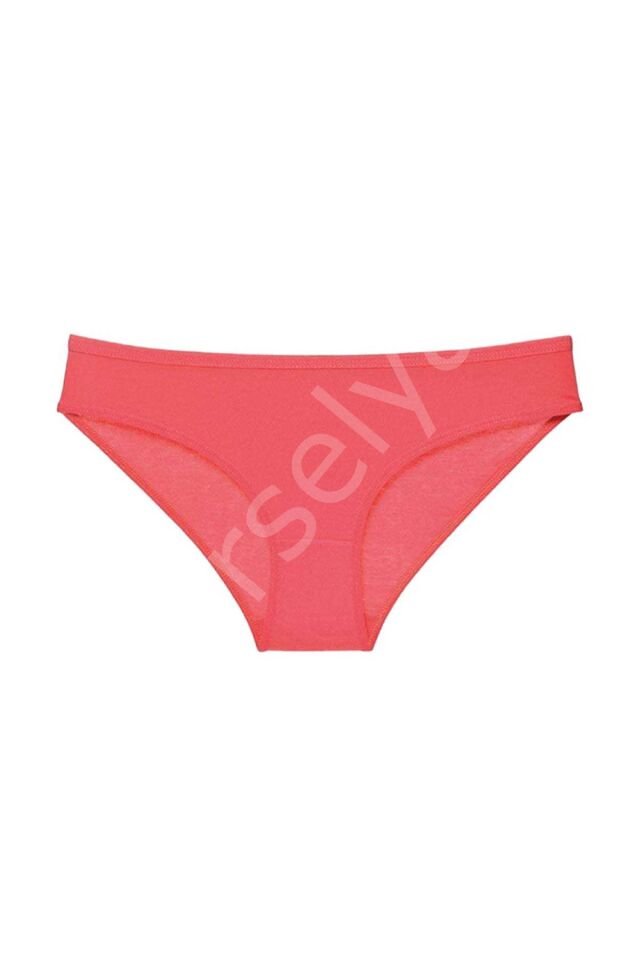 Fuşya Kadın Günlük Pamuklu Likralı Özel Poşet İçinde Taşınabilir Acil Durum Slip Külot