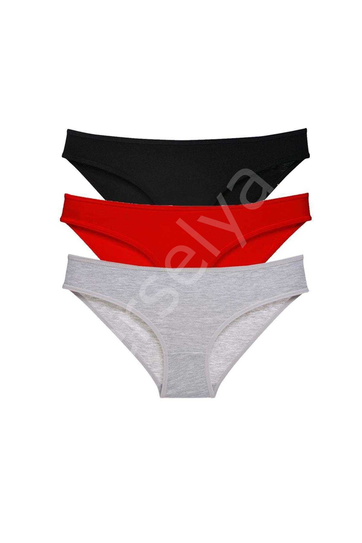 3 Adet Süper Eko Set Likralı Kadın Slip Külot 540