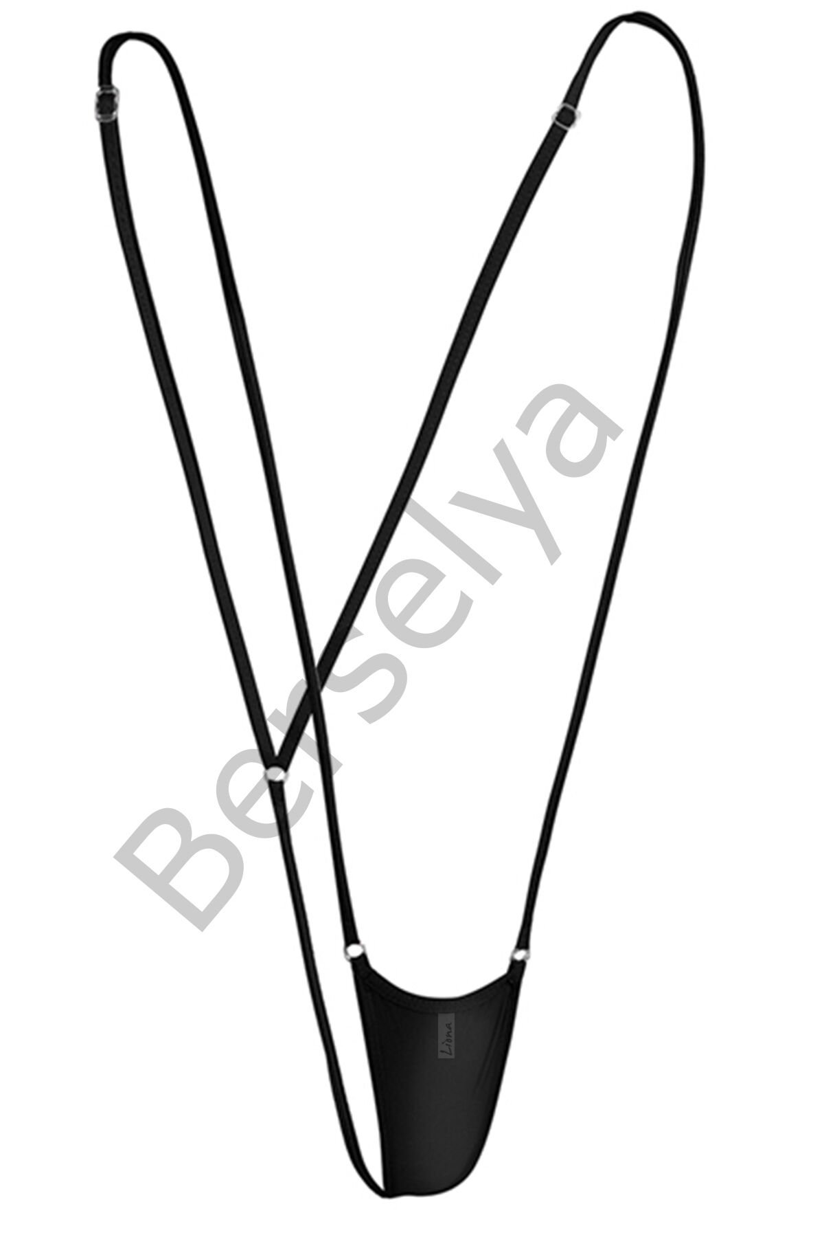 Kadın Fantazi İç Giyim Siyah Fantezi String