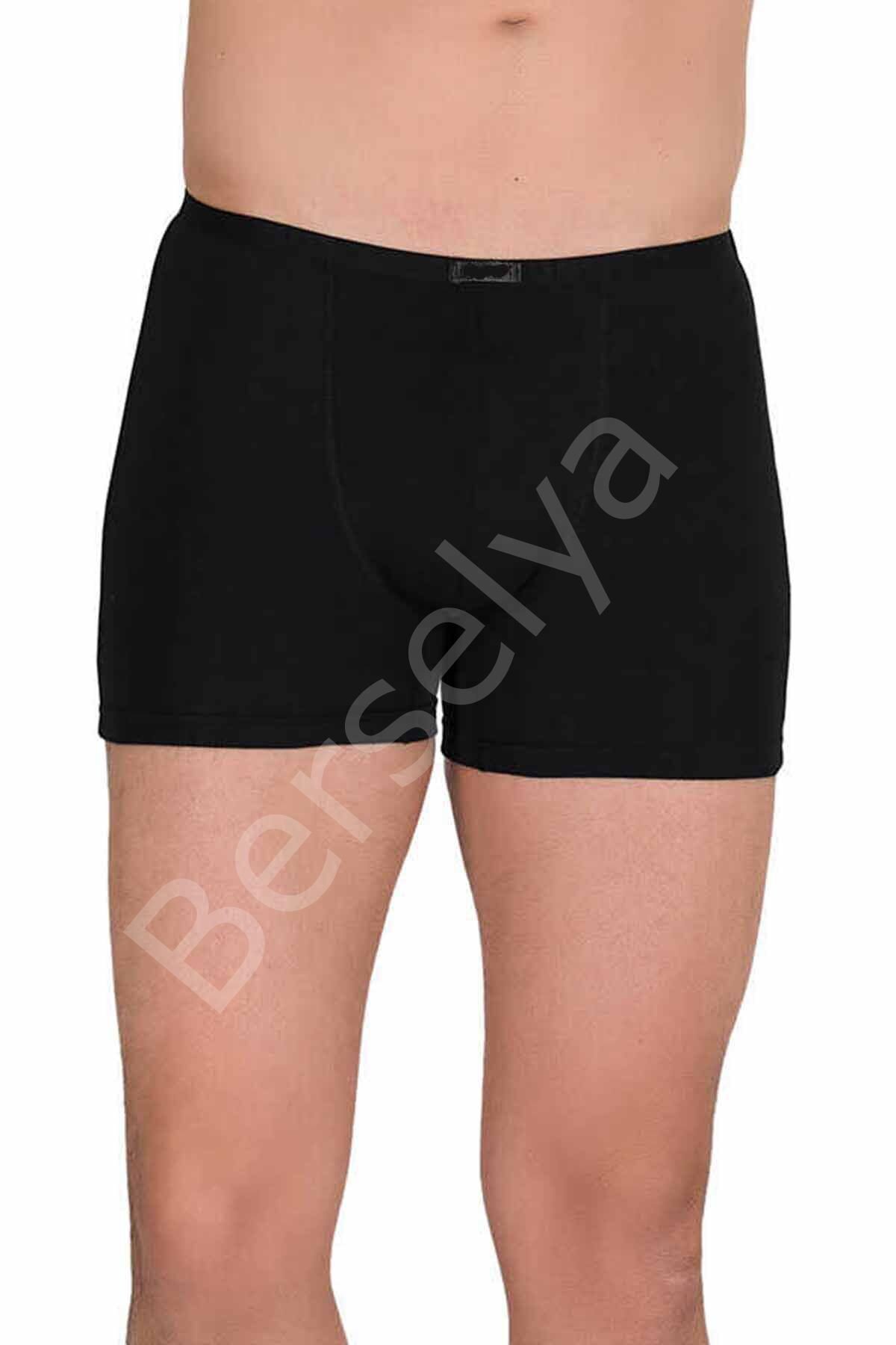 Erkek  Modal Boxer Short Siyah 4488b