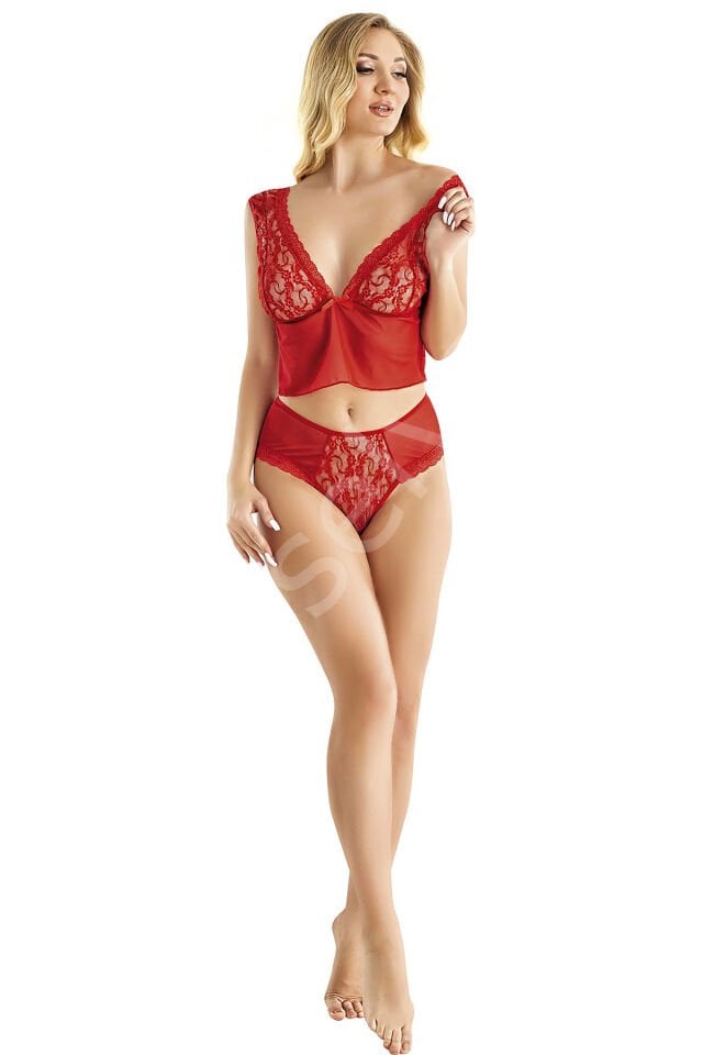 Kalın Askılı Dantelli Tül Fantazi Sütyen Sabahlık Takım Lilly Bianca 9083