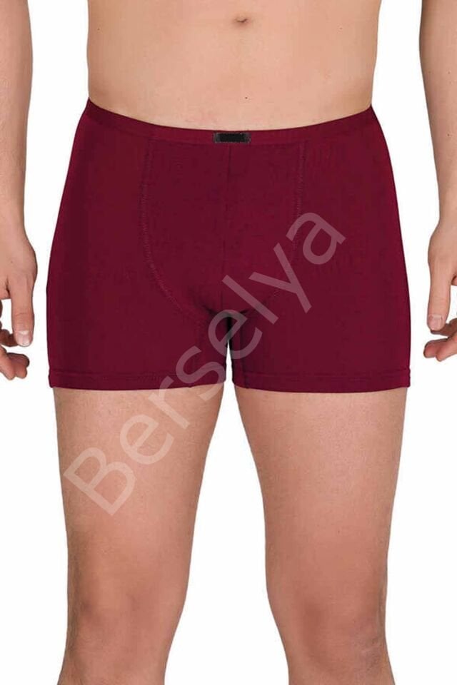 Erkek  Modal Boxer Short Bordo 4488b