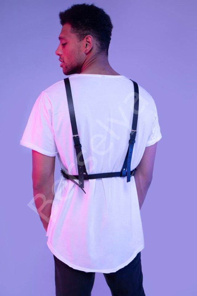 Şık Tasarım Erkek  Deri Fantazi Harness 1161