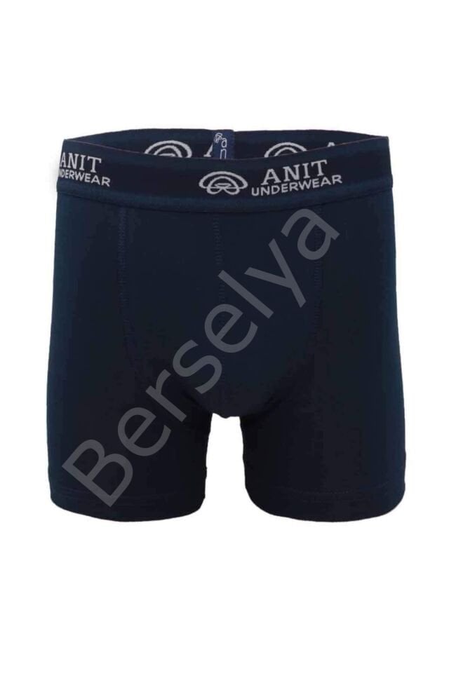 Kısa Paça Likralı Erkek Boxer Siyah - 1115A