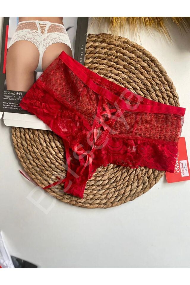 Kırmızı Kadın Puanlı Külot Margarita - K1006