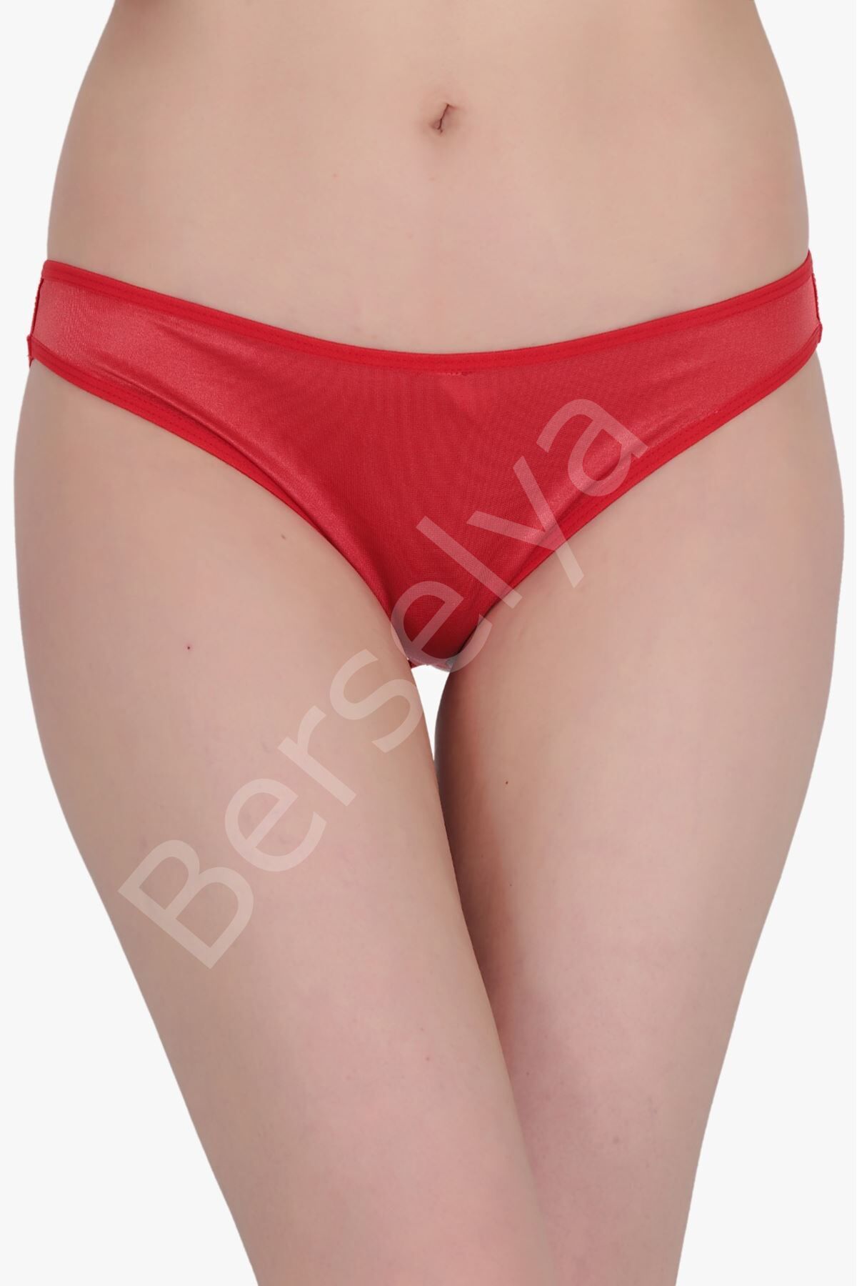 Kırmızı Arkası İpli Fantezi Külot Rita - K1004