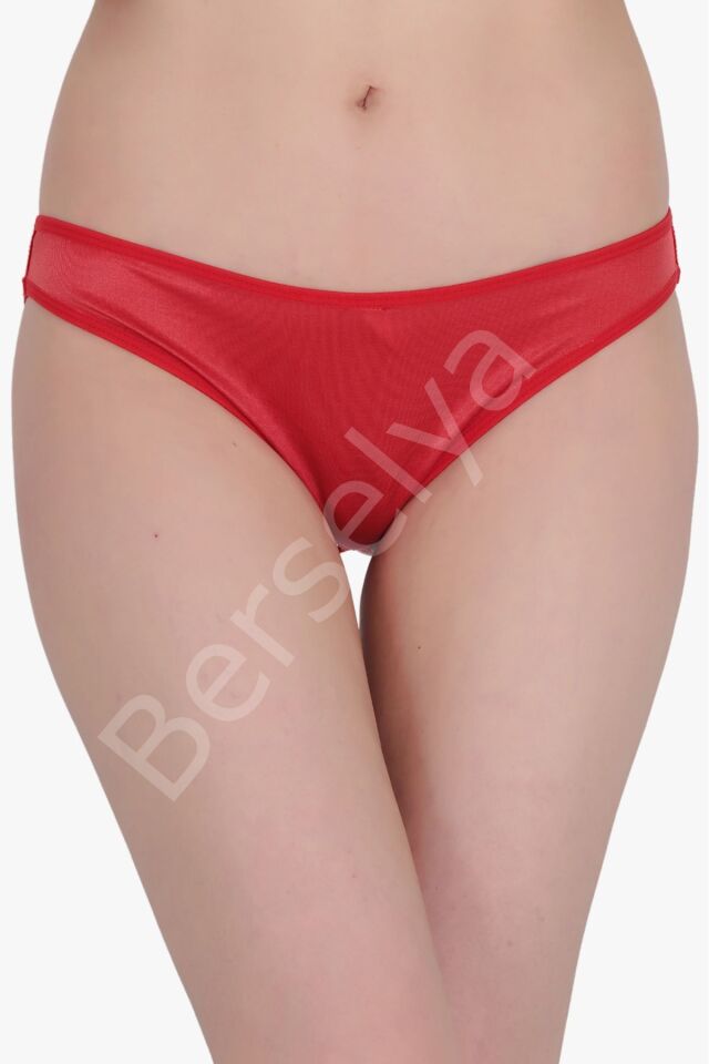 Kırmızı Arkası İpli Fantezi Külot Rita - K1004