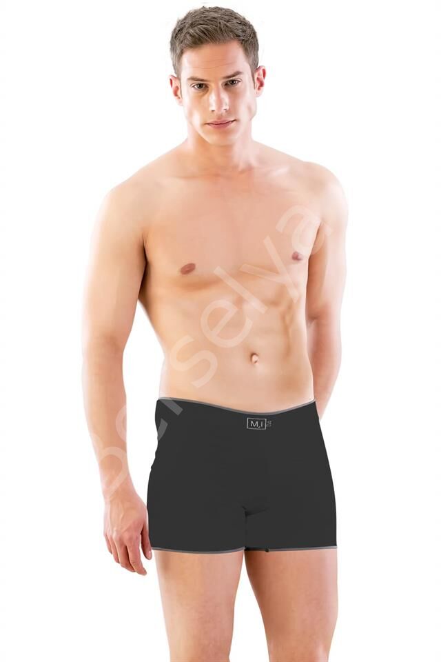 Siyah Mı 2108 Seamless Erkek  Boxer