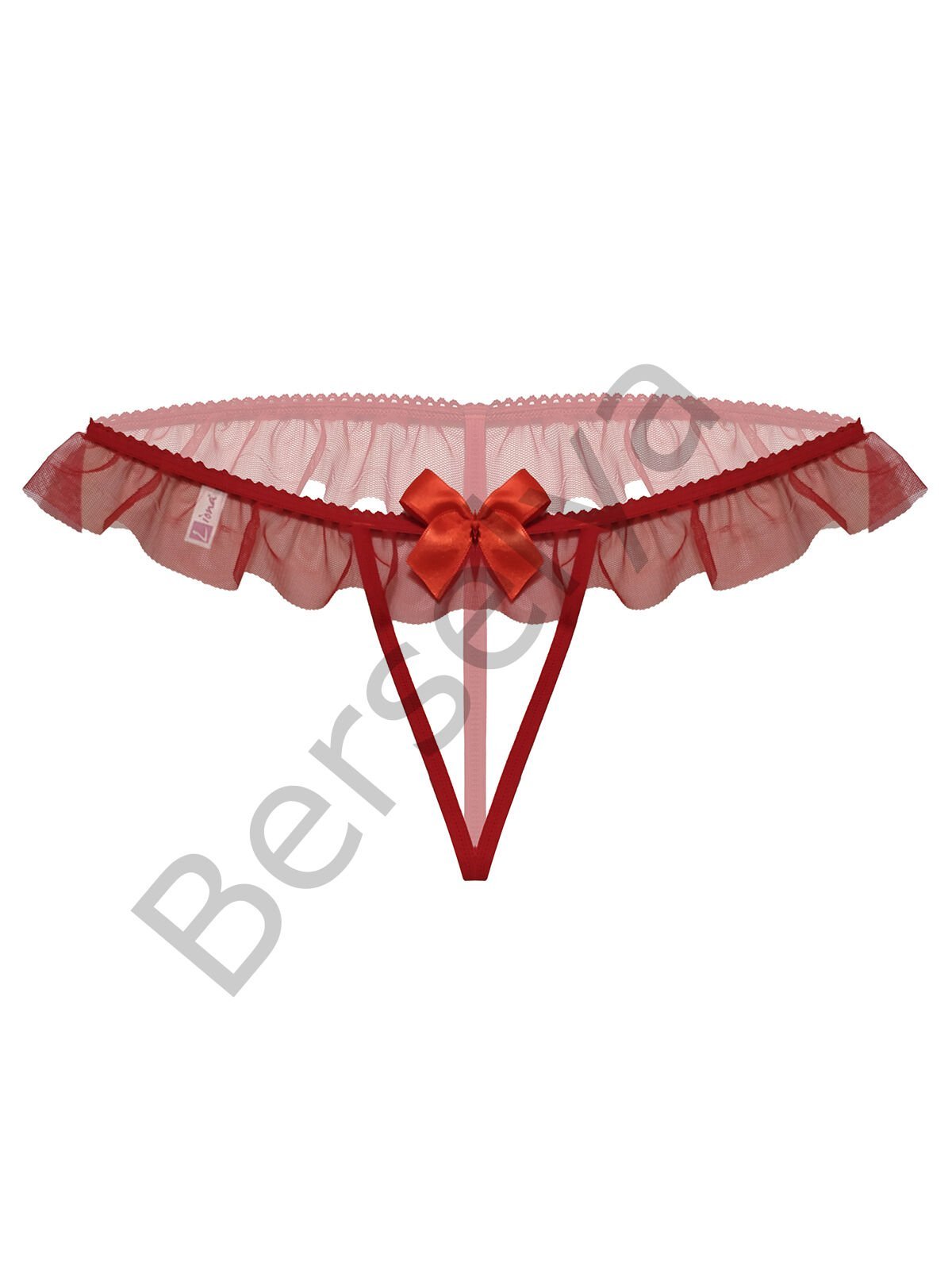 Dantelli Taşlı Büyük Beden Fantezi Bato Külot