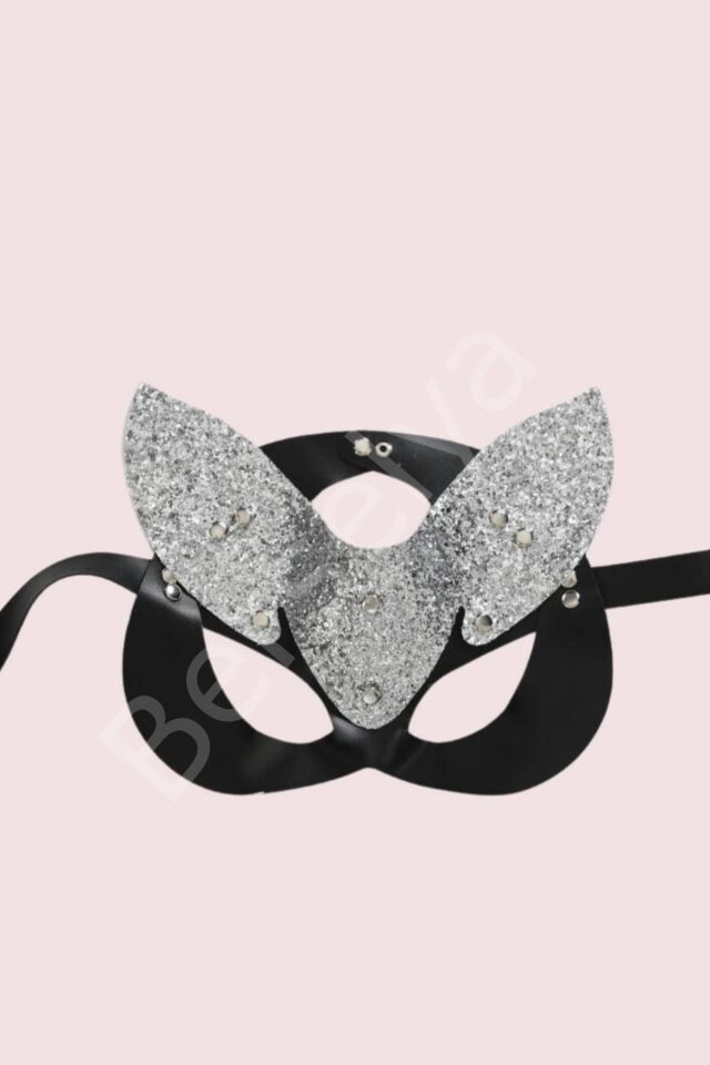 Taşlı Tavşan Kulaklı Fantezi Maske 800343