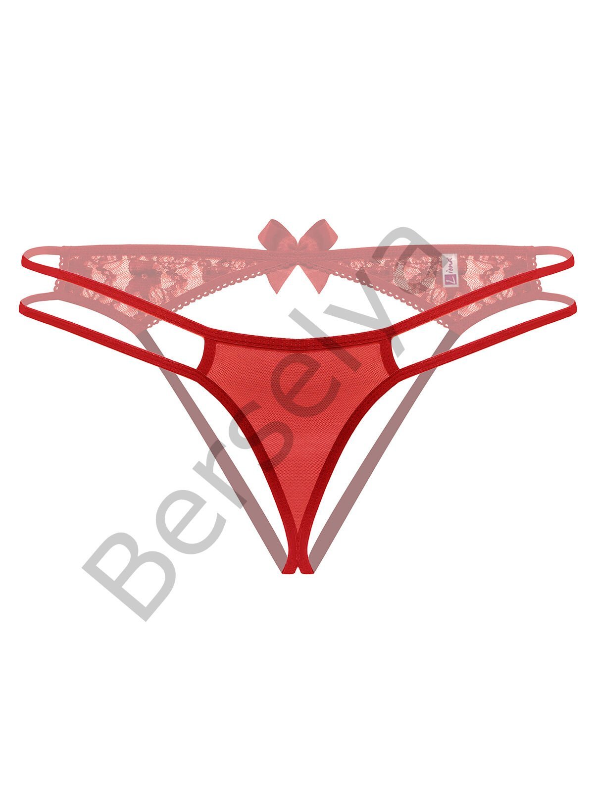 Arkası Açık Büyük Beden Fantezi Bato Külot Tanga