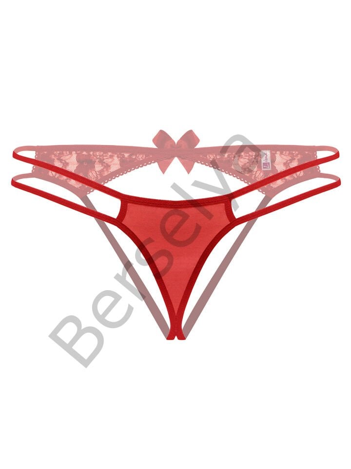 Arkası Açık Büyük Beden Fantezi Bato Külot Tanga