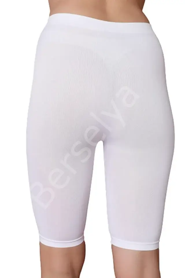 Beyaz Emay 3856 Soft Kapri Tayt