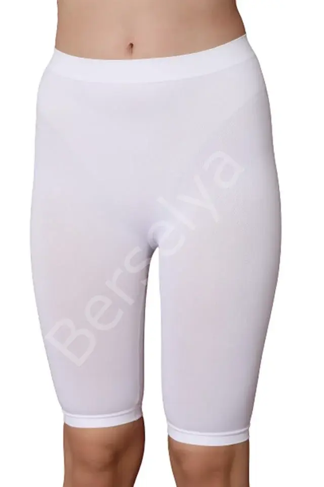 Beyaz Emay 3856 Soft Kapri Tayt