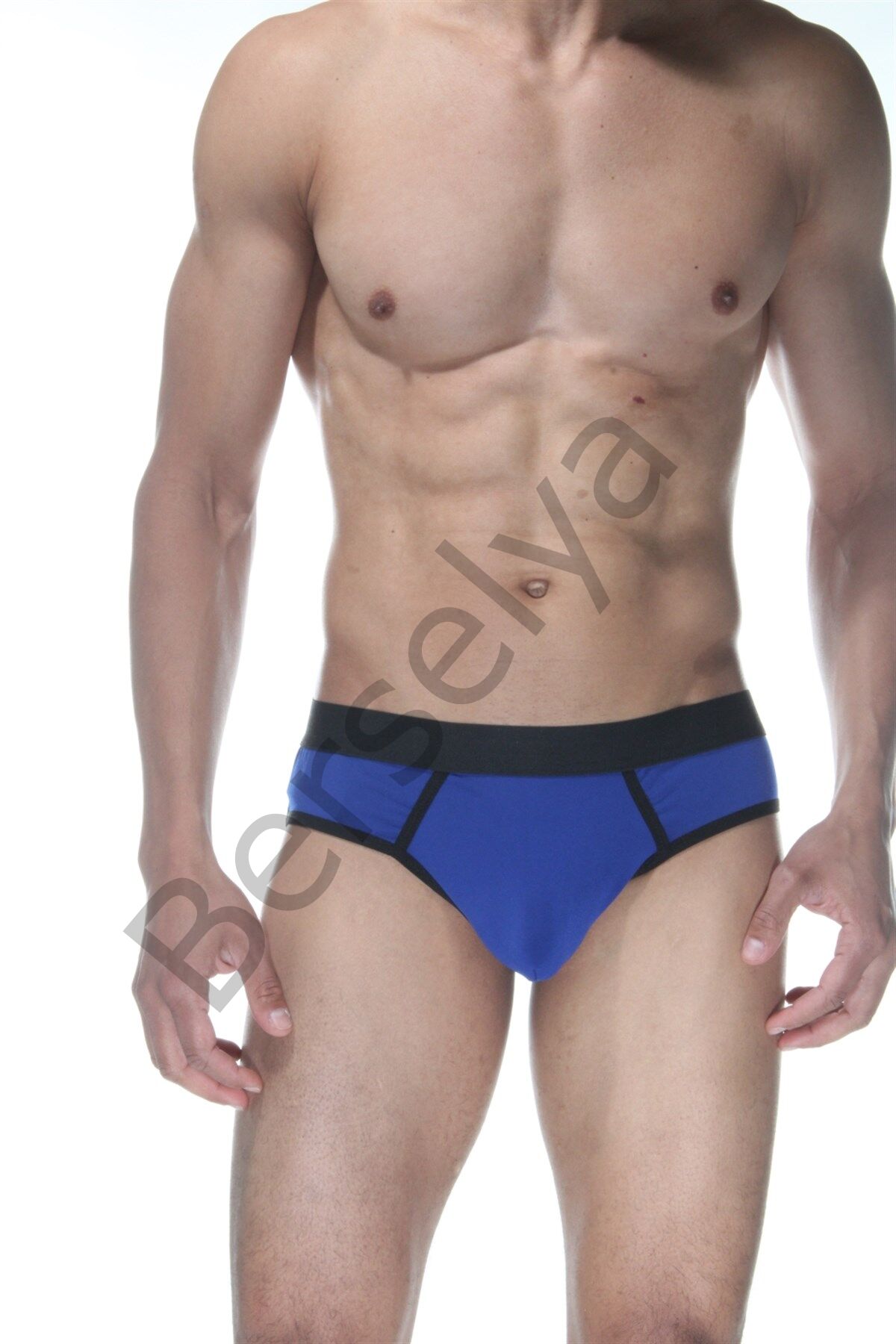 Mavi Jockstrap Fantezi İç Giyim