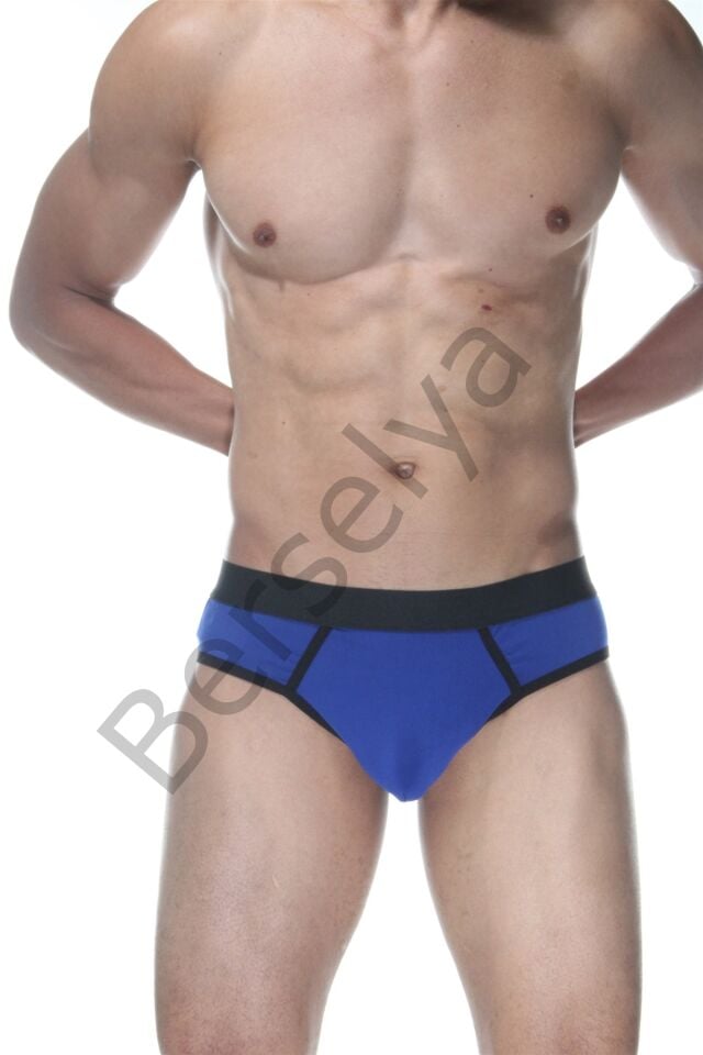 Mavi Jockstrap Fantezi İç Giyim