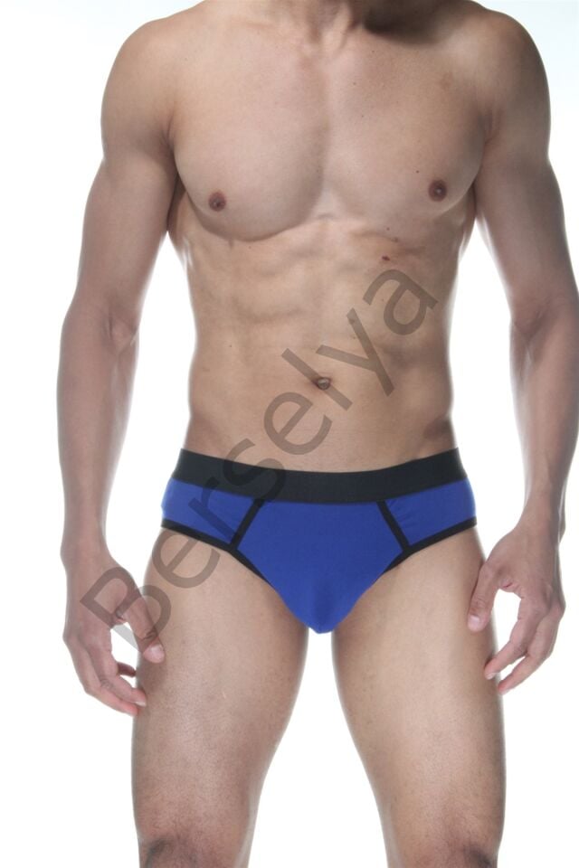Mavi Jockstrap Fantezi İç Giyim