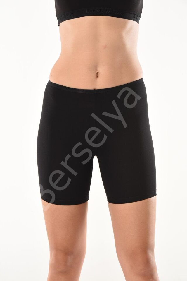 Likralı Kısa Kadın Şort Tayt 494