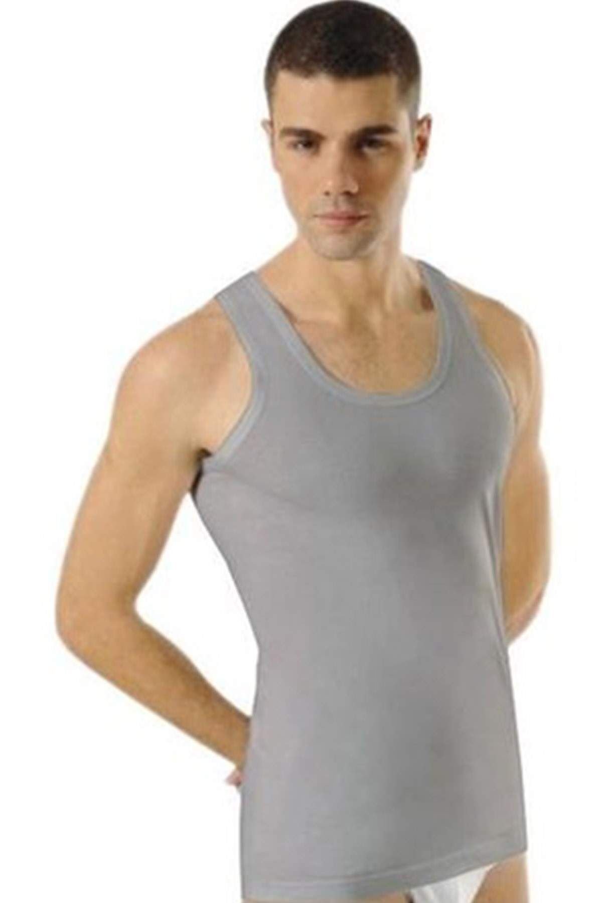 Erkek Ribana Atlet  1104A GRİ - XXL