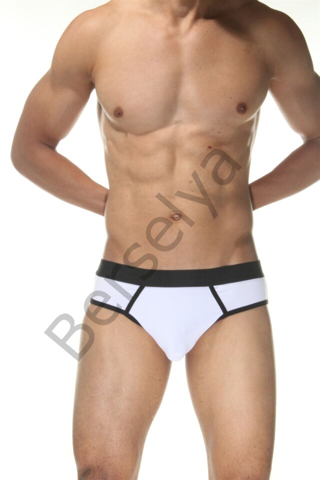 Beyaz Jockstrap Fantezi İç Giyim
