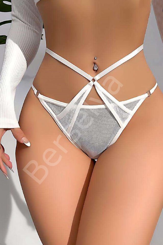 Kadın Fantezi İç Giyim Tanga Külot Perfect Fall 303 Beyaz
