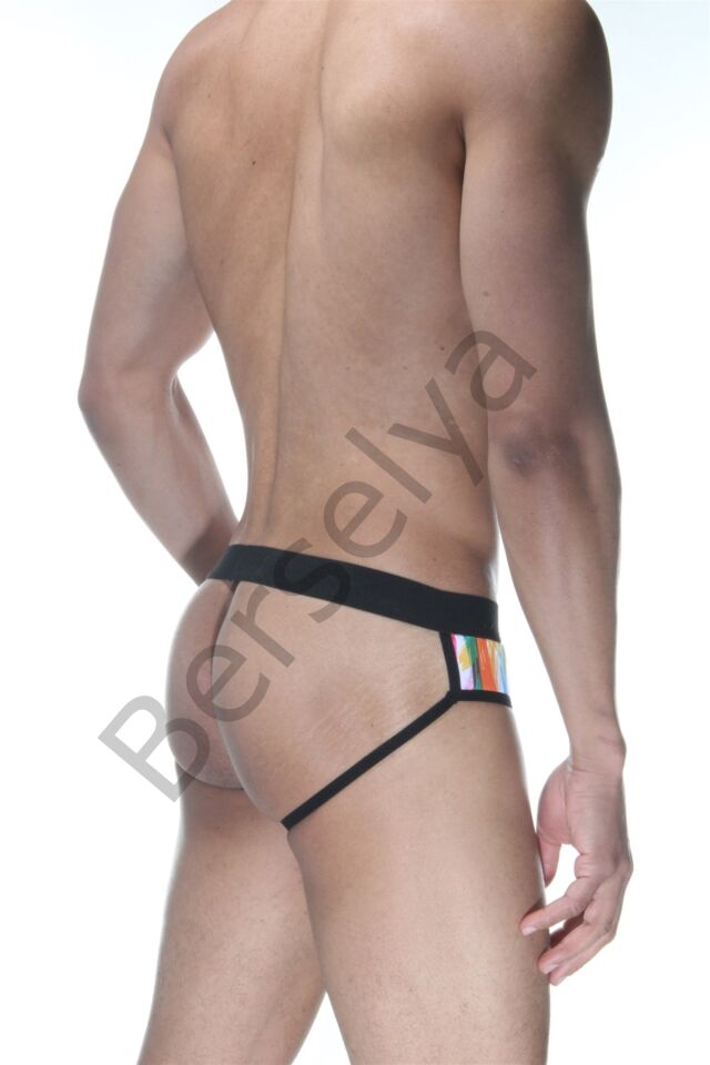 Renkli Jockstrap Fantezi İç Giyim