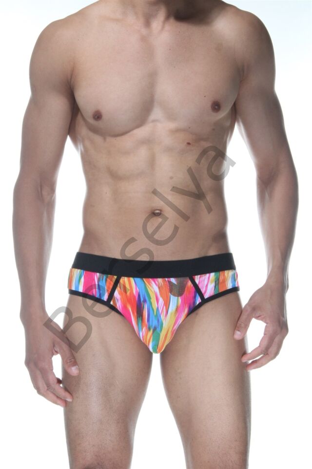 Renkli Jockstrap Fantezi İç Giyim