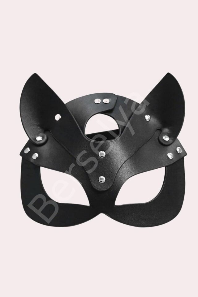 Harness Fantezi Aksesuar Suni Deri Maske H006