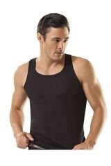 3 adet Tutku Ribana Spor Erkek Beyaz Atlet 0118 XL - SİYAH