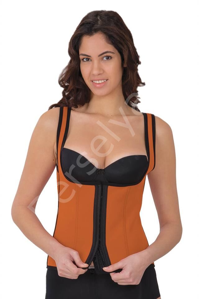 Turuncu Mı 9173 Agraflı Göğsü Açık Atlet Korse