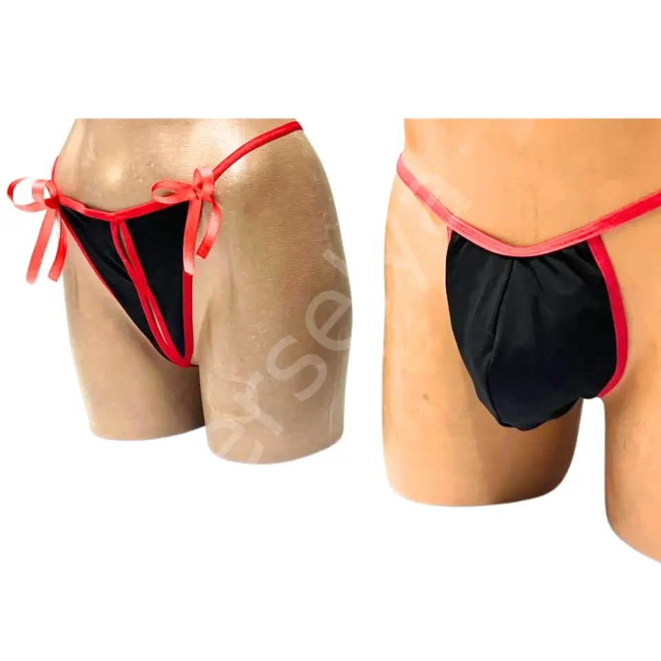 Fantezi Çiftlere Özel Seksi Dalgıç String Takımı