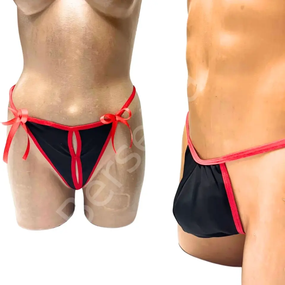 Fantezi Çiftlere Özel Seksi Dalgıç String Takımı