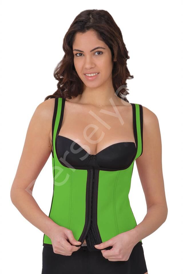 Yeşil Mı 9173 Agraflı Göğsü Açık Atlet Korse