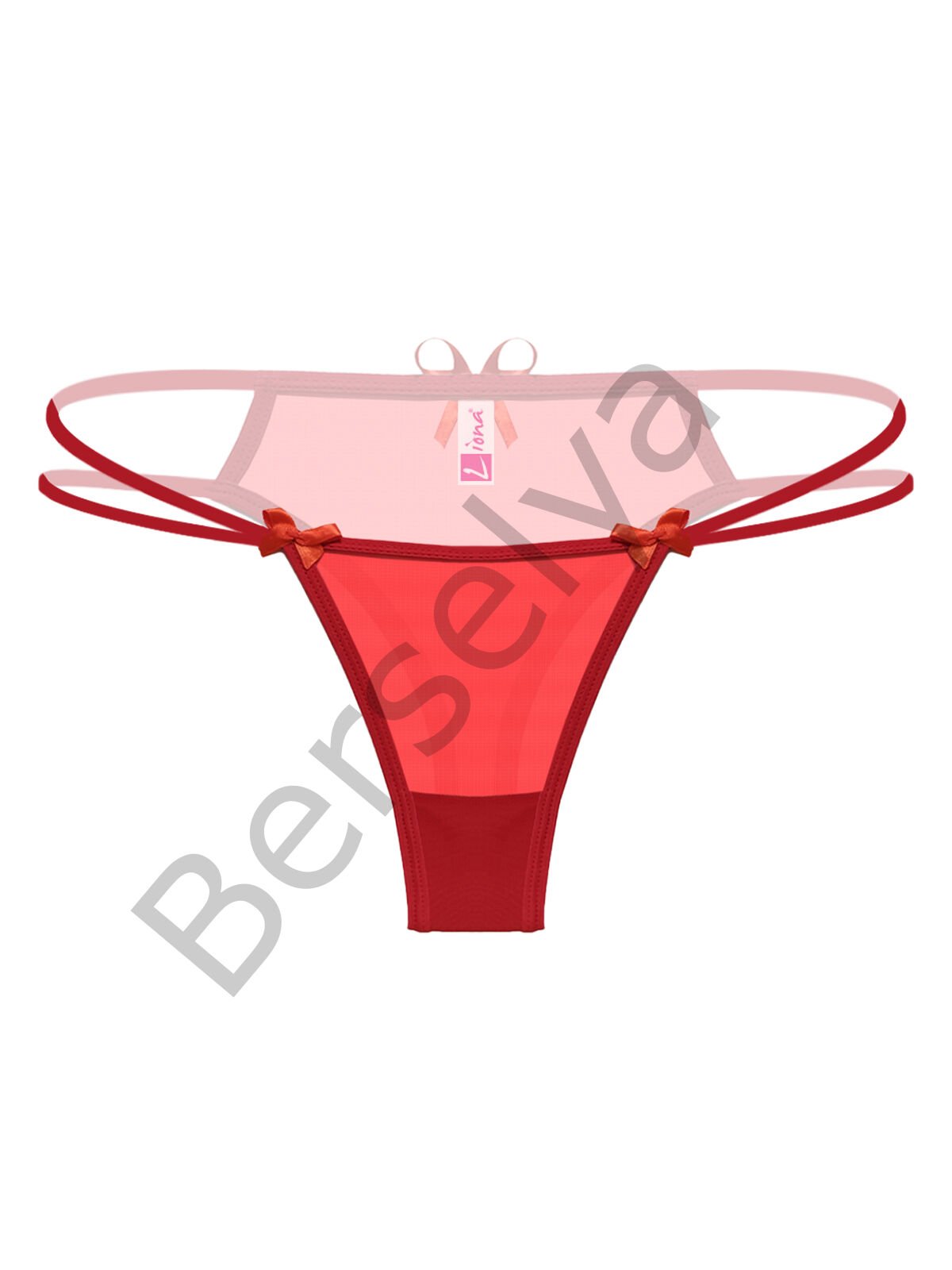 Kadın Fantezi Külot Kırmızı Renk