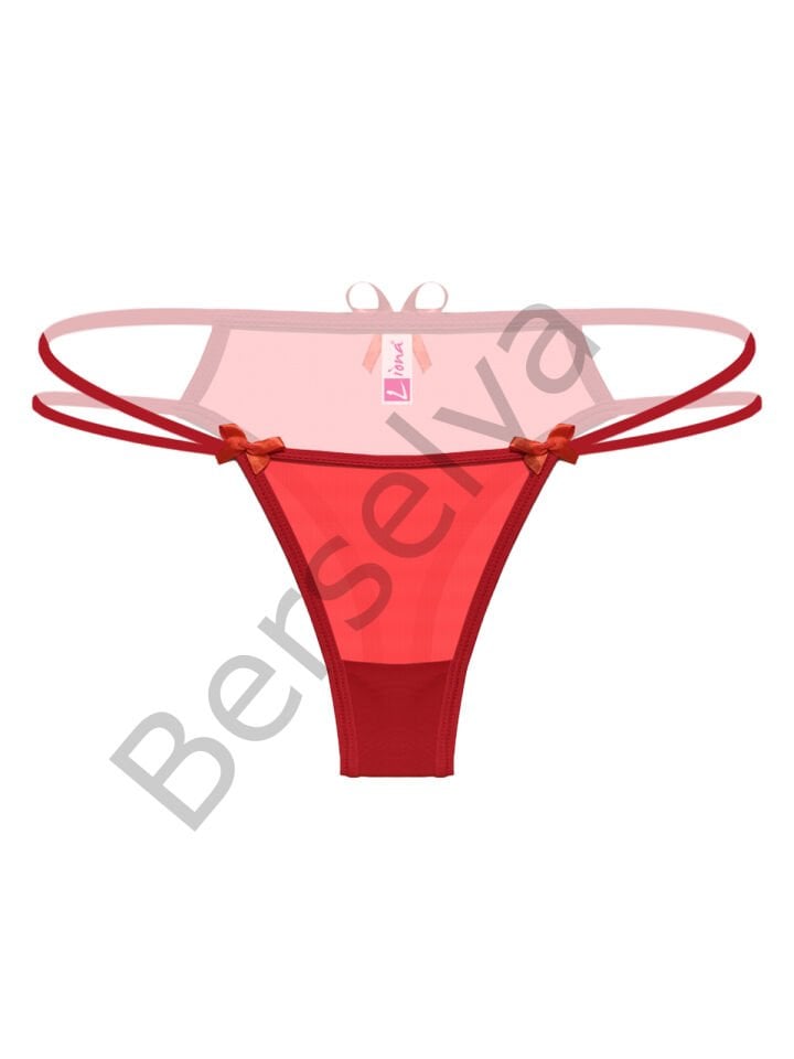 Kadın Fantezi Külot Kırmızı Renk