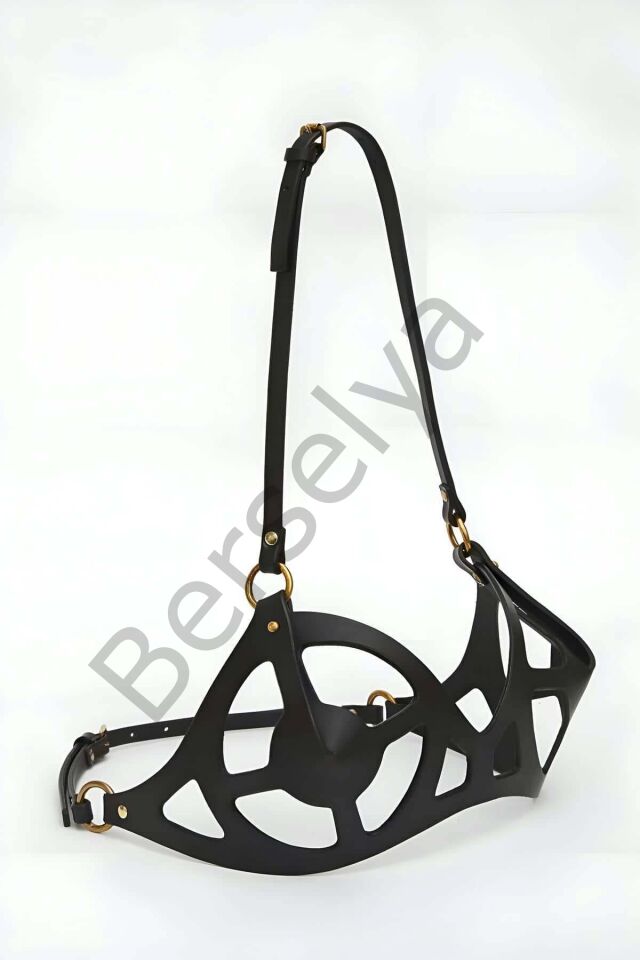 Deri Fantazi Sütyen, Göğüs Harness - Brf1155