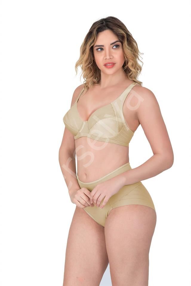 Ekru Emay 177 B Toparlayıcı Sütyen Takım