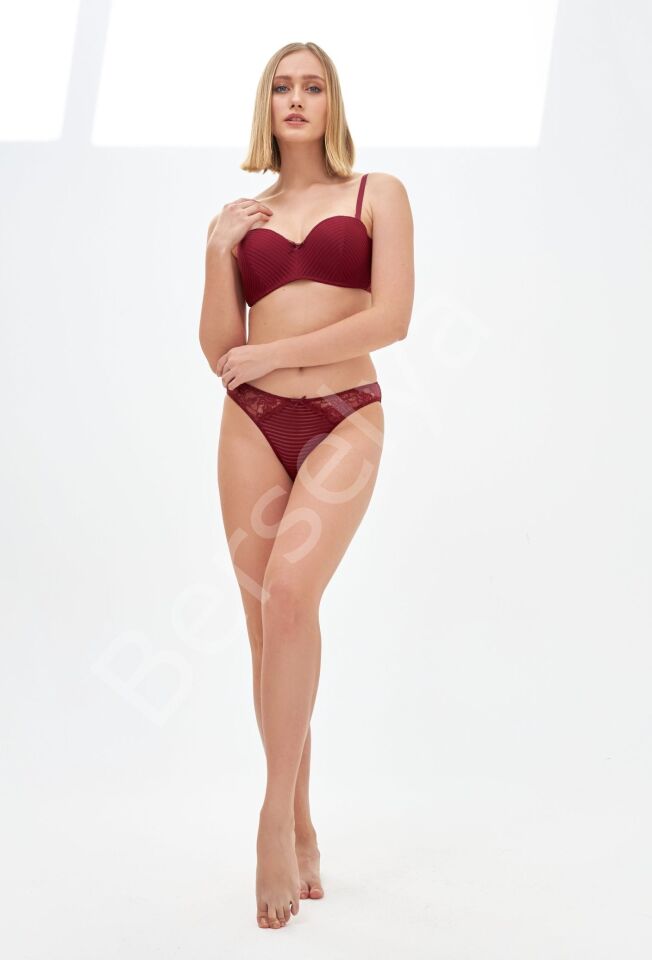 Straplez Sütyen Takım 4691