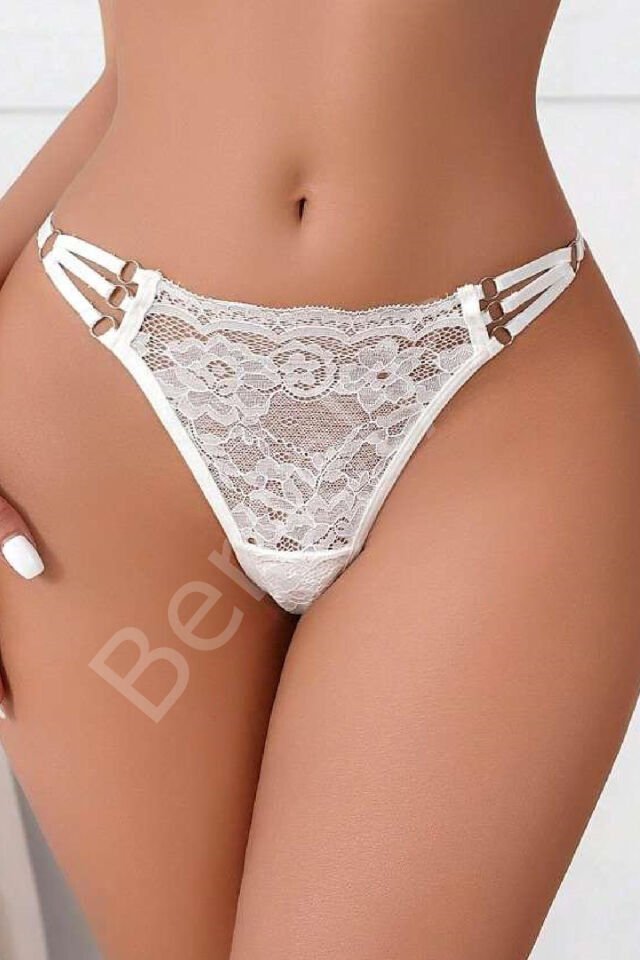 Kadın Fantezi İç Giyim Tanga Külot Perfect Fall 316 Beyaz