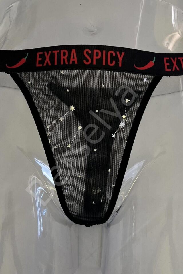 Sexi Yazılı String Külot  81901