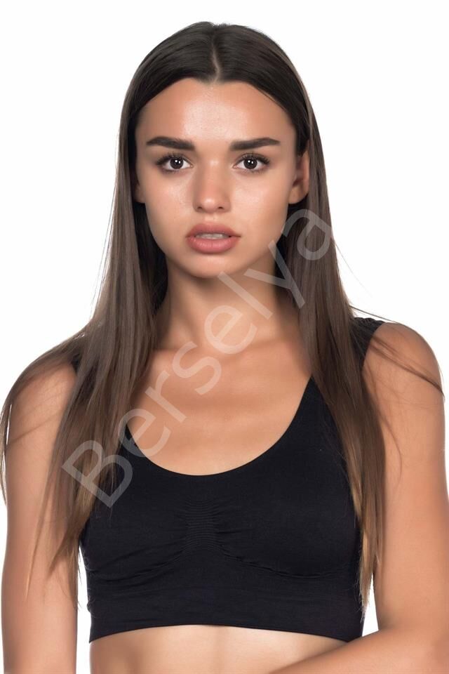 Siyah Emay 4021 Pedli Kalın Askılı Sütyen Korse