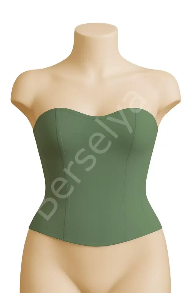 Yeşil  9155 Terletici Korse Büstiyer