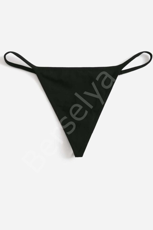 Arkası Sexy Yazılı Zincirli Fantezi Tanga Külot 81092
