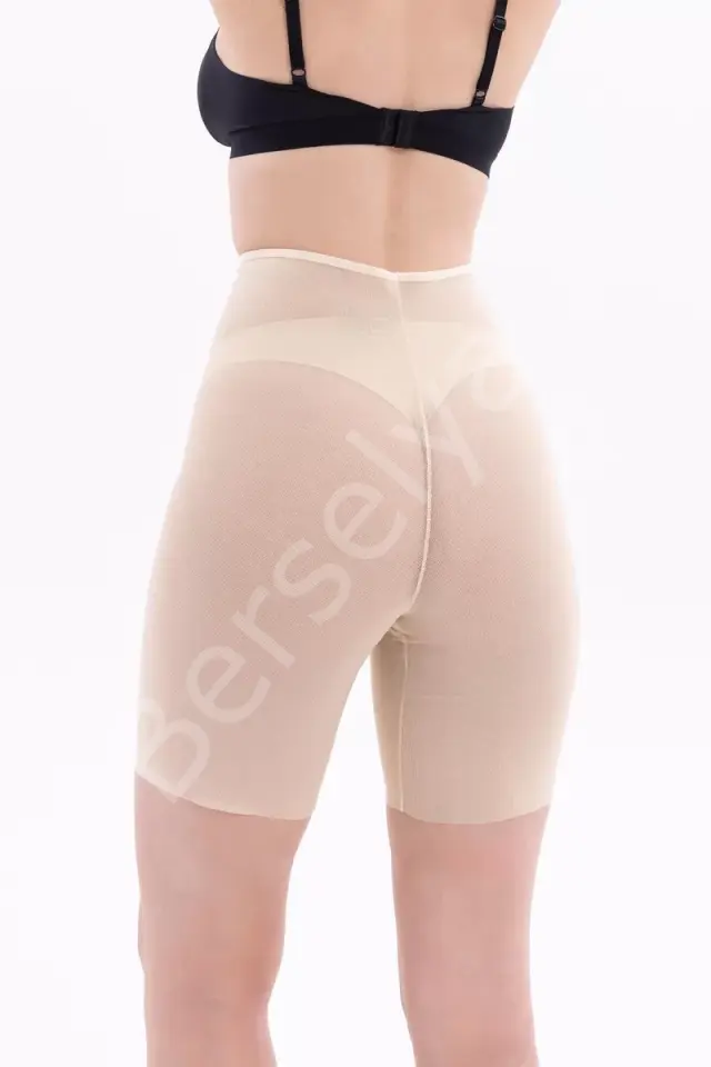 Ten  2705 Lazer Tül Toparlayıcı Paçalı Boxer Hayalet Korse