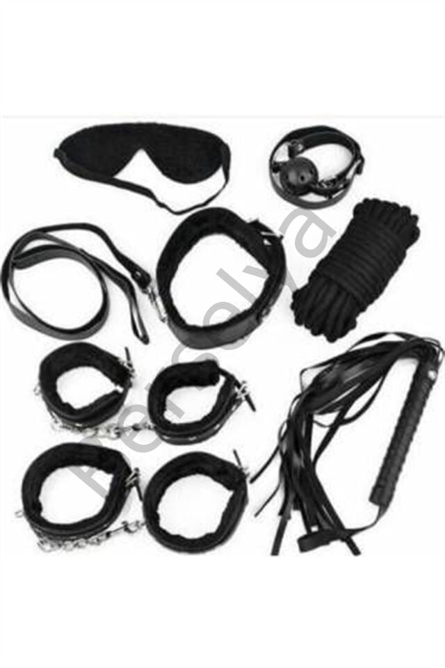 Grinin 50 Tonu Fantazi Kelepçe Kırbaç Seti