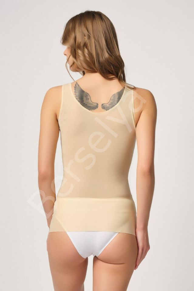 Ten Mı Emay 2938 Sırtı Tül Karyokalı Destekli Atlet Korse