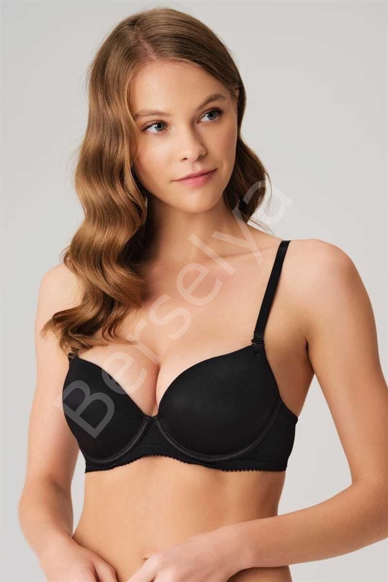 Balenli Extra Destekli Dolgulu Askıları Çıkabilen T-shirt Sütyeni