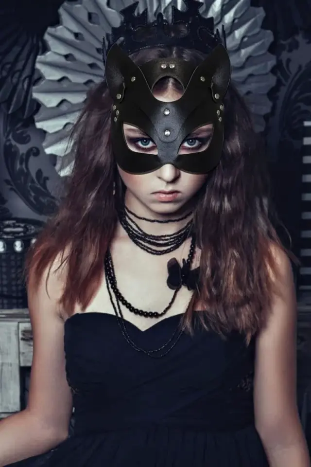 Siyah Fantezi Maske Brf-6040